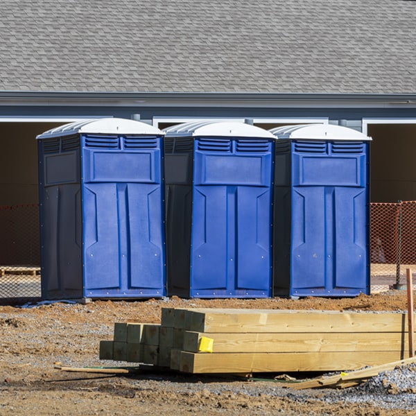 do you offer hand sanitizer dispensers inside the portable toilets in Lorentz